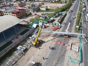 Así se vio desde el