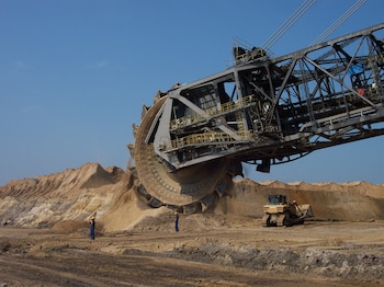 La imponente Bagger 293, antes