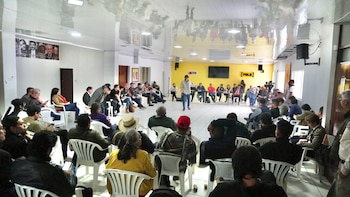 El senador Alberto Benavides Mora