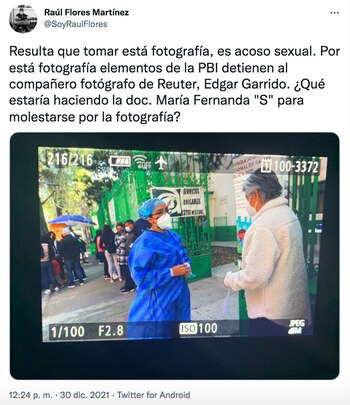 (Foto: Twitter/@SoyRaulFlores)