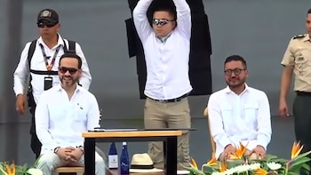 Abelardo de la Espriella posesionó al nuevo contralor general de la República: así fue el acto celebrado en La Dorada, Caldas