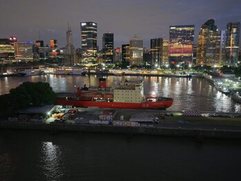 La estadía del Irizar en