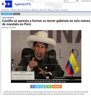 Prensa internacional informa sobre crisis