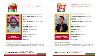 Emiten Alerta Amber tras sustracción de infancias en Hidalgo.