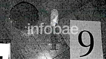 La jeringa incautada en el