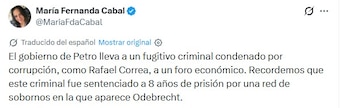 Las discusiones sobre la idoneidad de invitar a figuras investigadas judicialmente dominaron la jornada, mientras voces del Congreso y del sector público cuestionaron el mensaje enviado por la convocatoria - crédito Captura de Pantalla @MariaFdaCabal / X