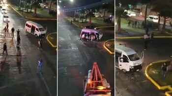 Un grupo de personas intenta