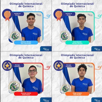 El Salvador compitió en la Olimpiada Internacional de Química IChO 2026 junto a delegaciones de más de 90 países. (Foto cortesía Programa Jóvenes Talento El Salvador)