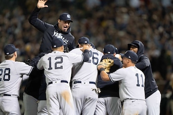 Los Yankees festejaron tras la