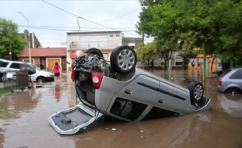 El temporal en Bahía Blanca