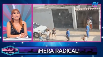 Marisol protagoniza incidente y Magaly Medina la acusa de perder el control. Captura: Magaly Tv La Firme.