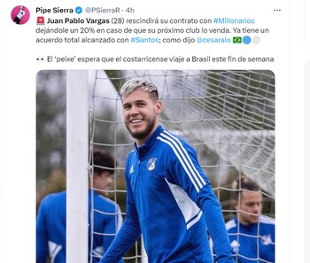 El defensor central estaría cerca