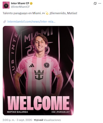 El volante llegará a las Garzas cedido desde River Plate