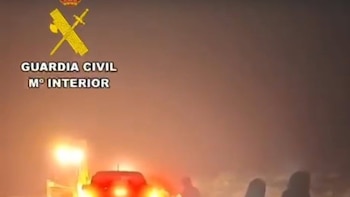 Rescatada una familia atrapada en