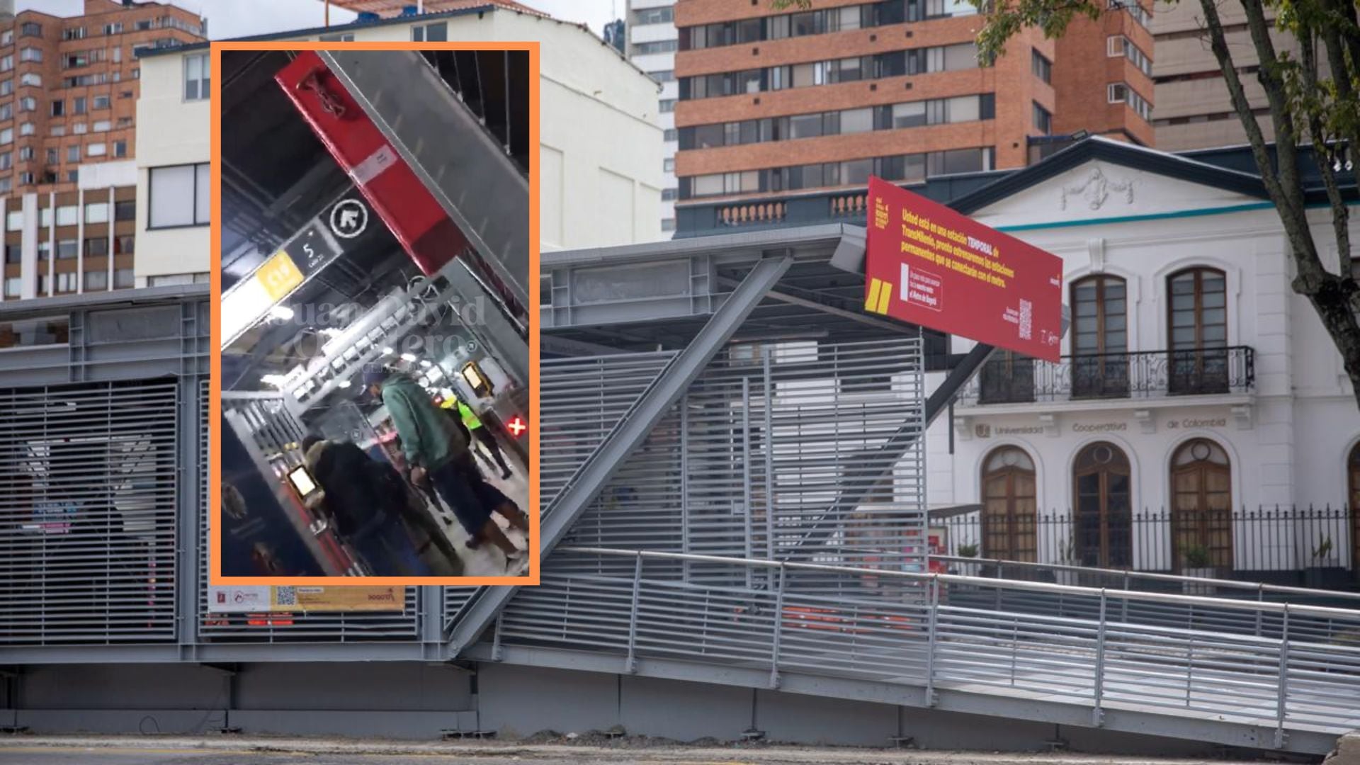 La multa por evadir directamente el pago del pasaje en TransMilenio corresponde a una infracción tipo 2 y asciende a $466.904 - crédito Transmilenio/Captura de video