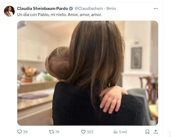 Sheinbaum publicó una foto de