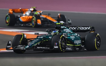 Alonso, en acción en Losail (REUTERS/Rula Rouhana)