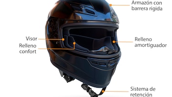 Casco motociclistas. (Foto: Jovani Pérez/Infobae