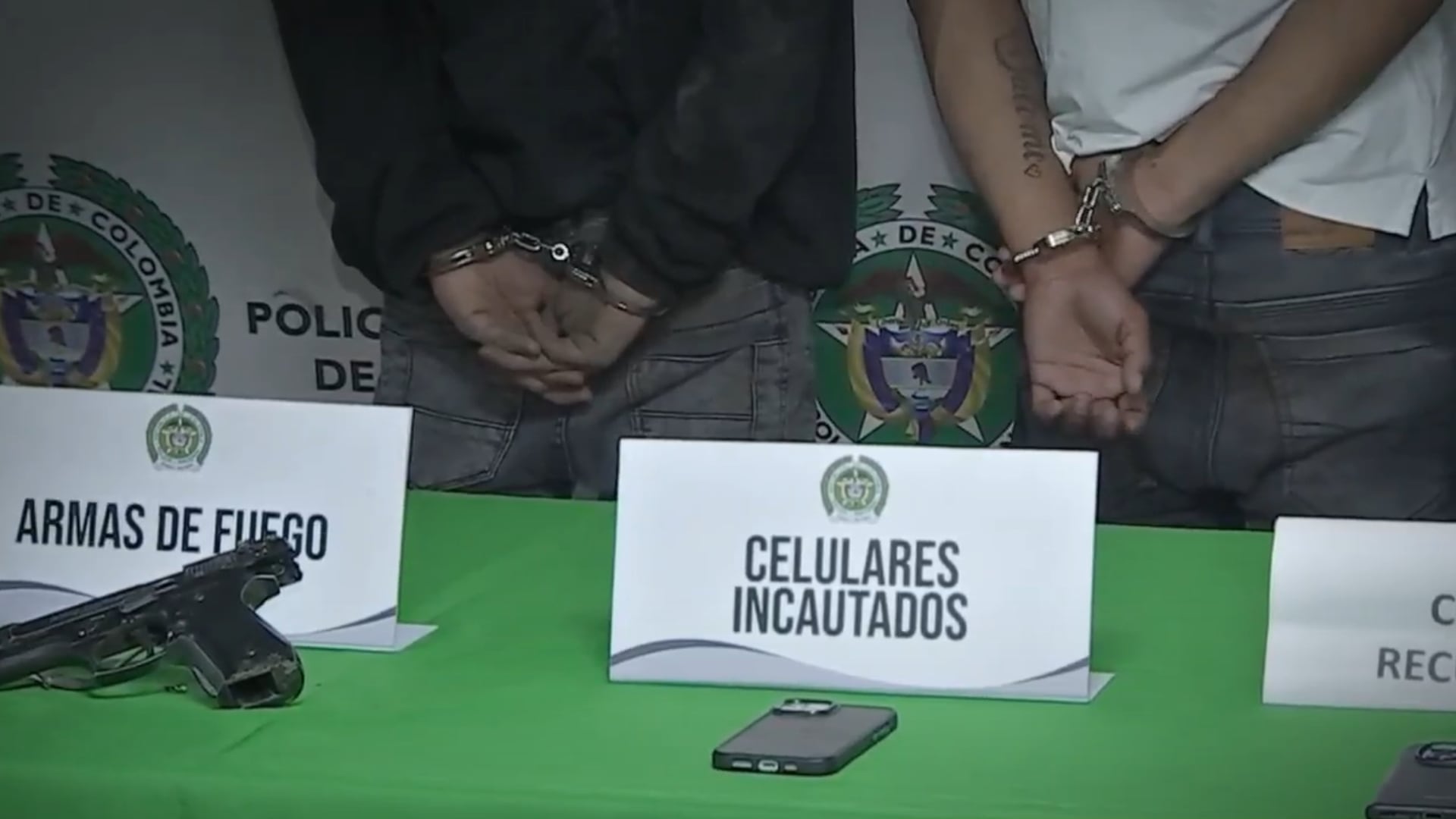 Capturados por intento de robo a un vehículo en Bogotá a un conductor de plataforma digital - crédito captura de pantalla Citytv
