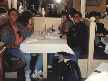 Gabriel y Ricardo en su