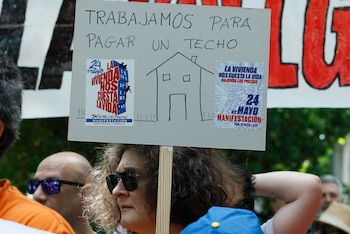Un momento de la manifestación. (EFE)