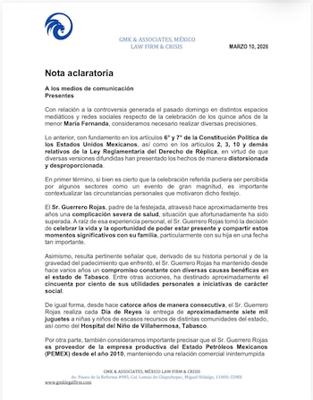 El empresario negó vínculos irregulares