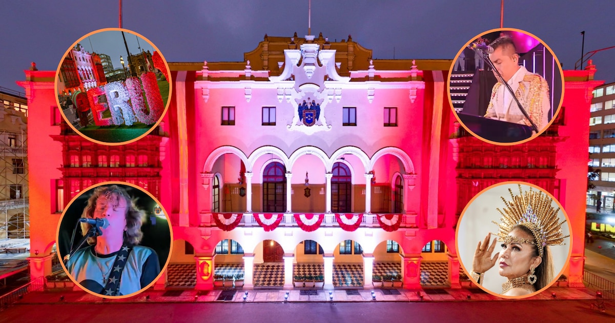 Fiestas Patrias en la Plaza de Armas de Lima: conciertos