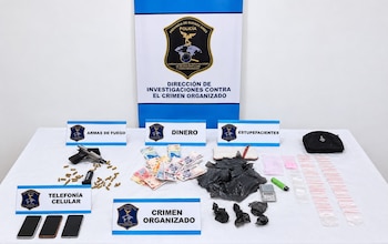 Más balanza: la droga incautada en Lugano en la cueva de Cadavid y su novia