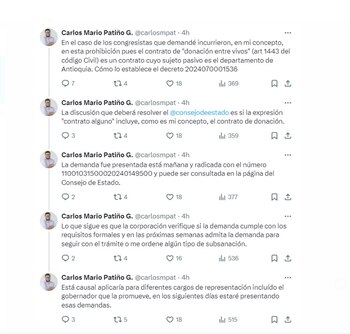 Carlos Mario Patiño presenta una