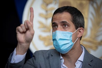 El líder de la oposición de Venezuela Juan Guaidó (Foto: EFE/Rayner Peña R.)