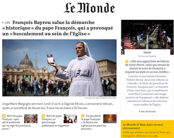 Le Monde de Francia