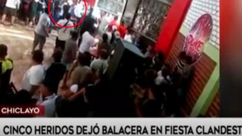 Chiclayo: Fiesta clandestina de Navidad