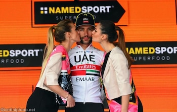El corredor Fernando Gaviria es el colombiano con más triunfos de etapa en el Giro. Foto: Giro de Italia