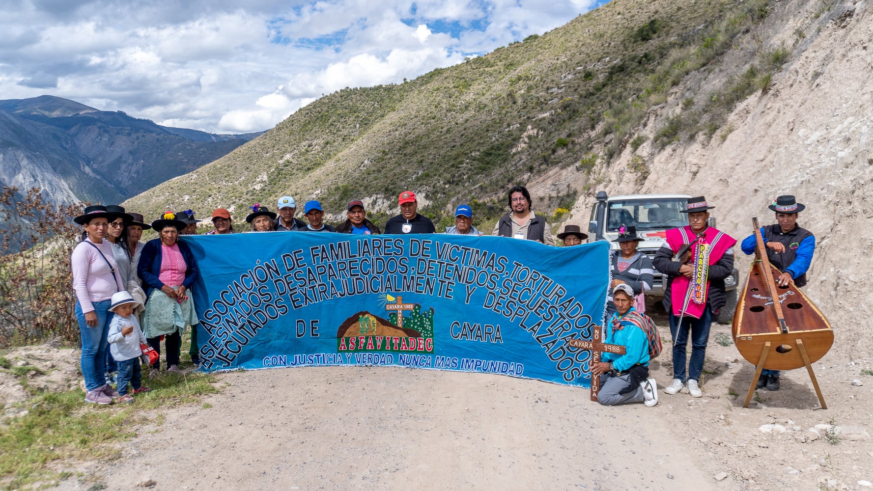 Deudos en Ayacucho continúan la búsqueda de justicia y de sus seres queridos desaparecidos en la Masacre de Cayara. Foto: Alessandra Rozas