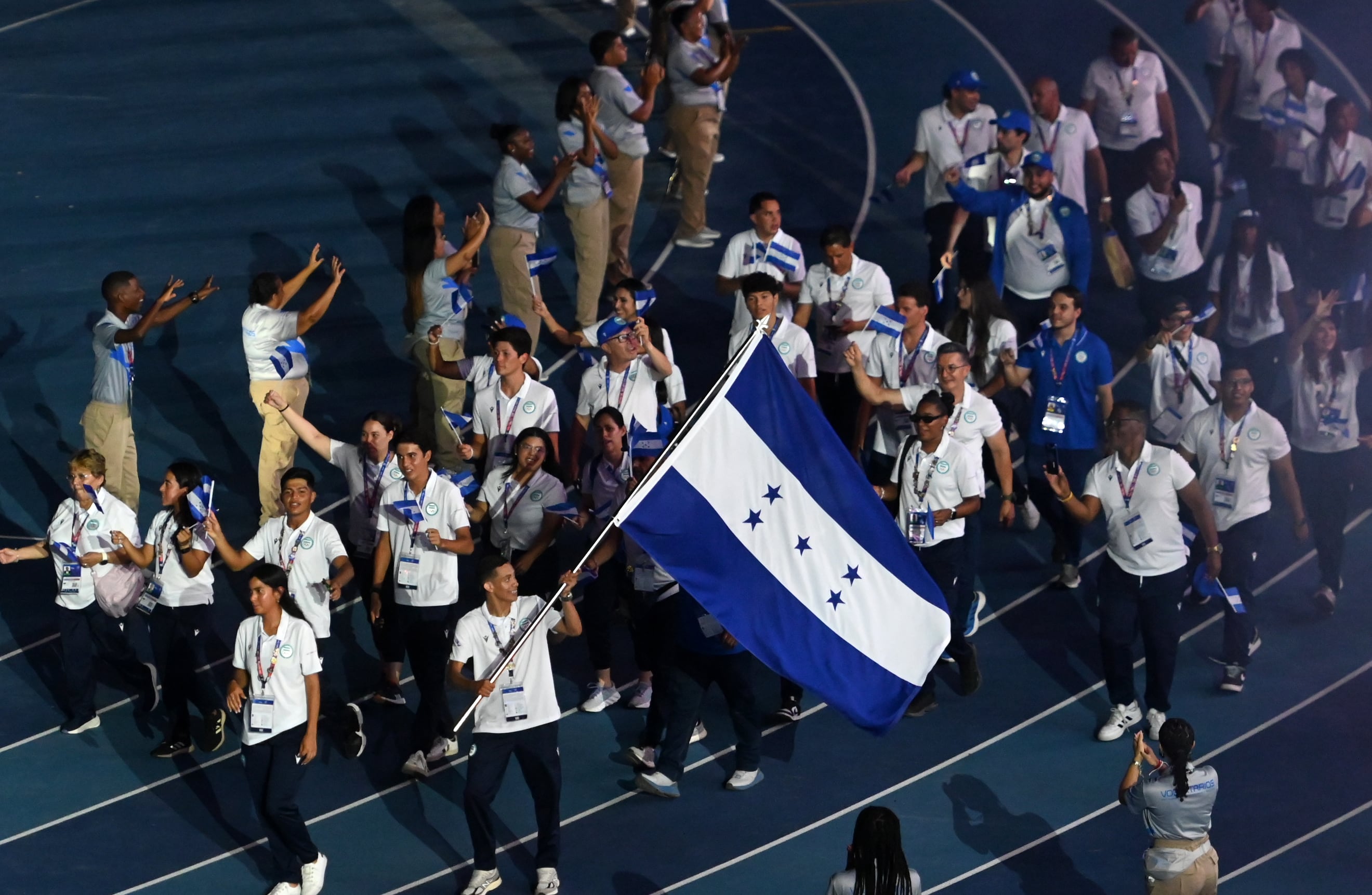 SANTO DOMINGO (REPÚBLICA DOMINICANA) Delegaciones en Ceremonia de apertura de los XXV Juegos Centroamericanos y del Caribe 2026, 24 de Julio del 2026 en Santo Domingo, República Dominicana. JCC2026/Alberto Calvo