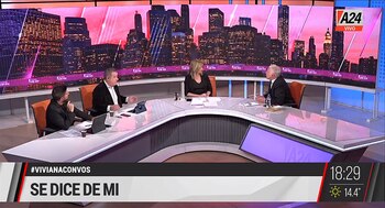 Viviana Canosa secundada por Juan