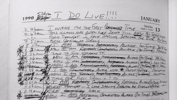 Clive Wearing anotaba cada día