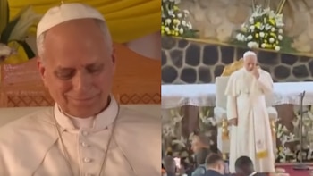 Papa León XIV se quiebra y llora durante su visita a África: “Le amamos con todo el corazón”