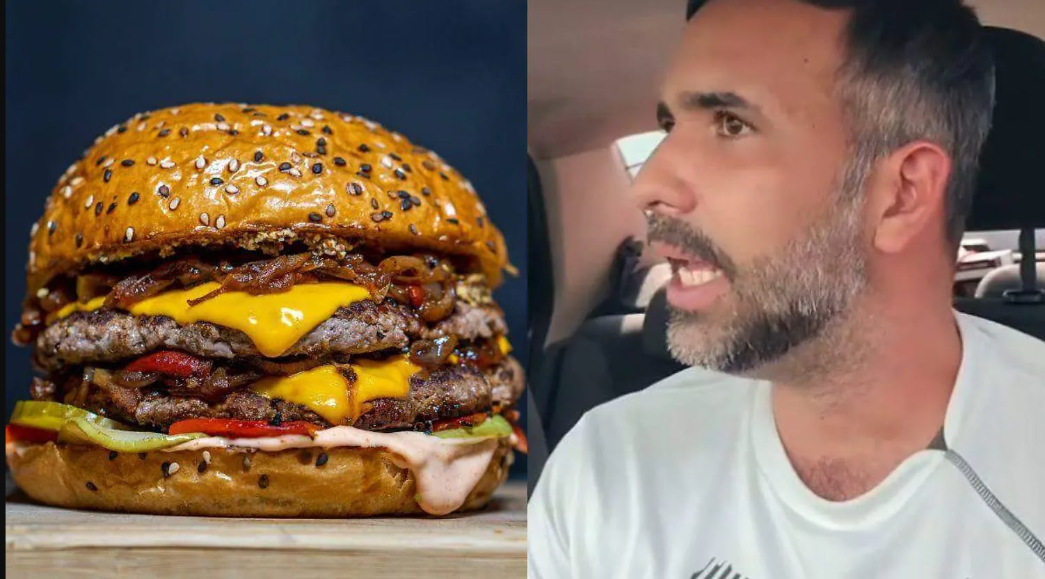 ¿Qué significa la “hamburguesa triple” y por qué se volvió viral?