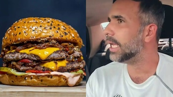 ¿Qué significa la “hamburguesa triple” y por qué se volvió viral?