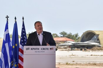 Mike Pompeo en su visita