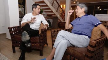 Juan Guaidó y Guillermo Lasso