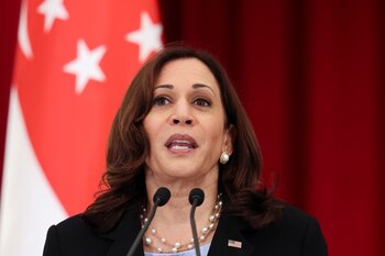 La vicepresidente de EEUU, Kamala