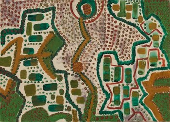 Alice Rahon // Pluie, 1942 - Foto: cortesía de Gallery Wendi Norris, San Francisco.
