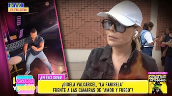 ¿Traición? Gisela Valcárcel responde sobre el éxito de Edson Dávila en América TV. Captura: Amor y Fuego.