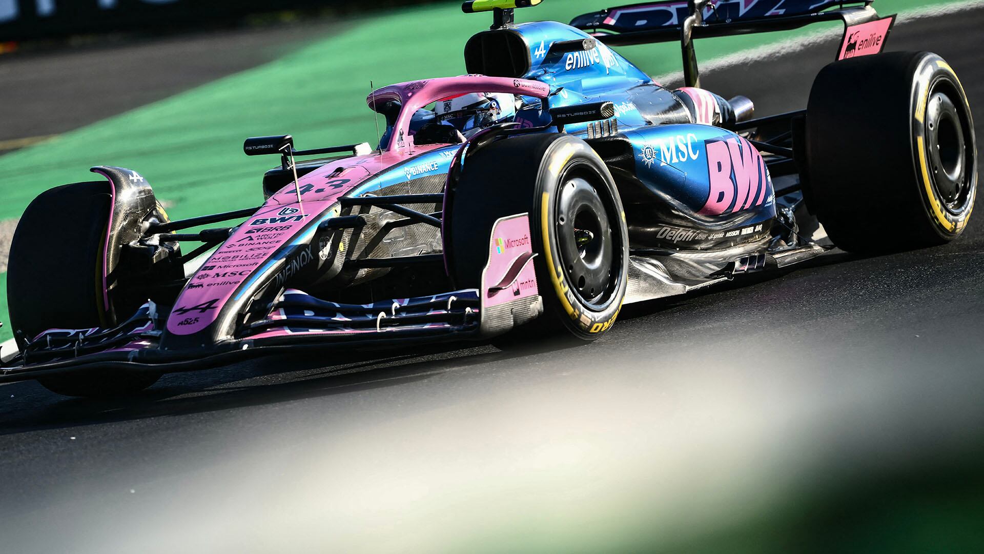 Franco Colapinto en el GP de Italia de la F1 (Photo by Marco BERTORELLO / AFP)