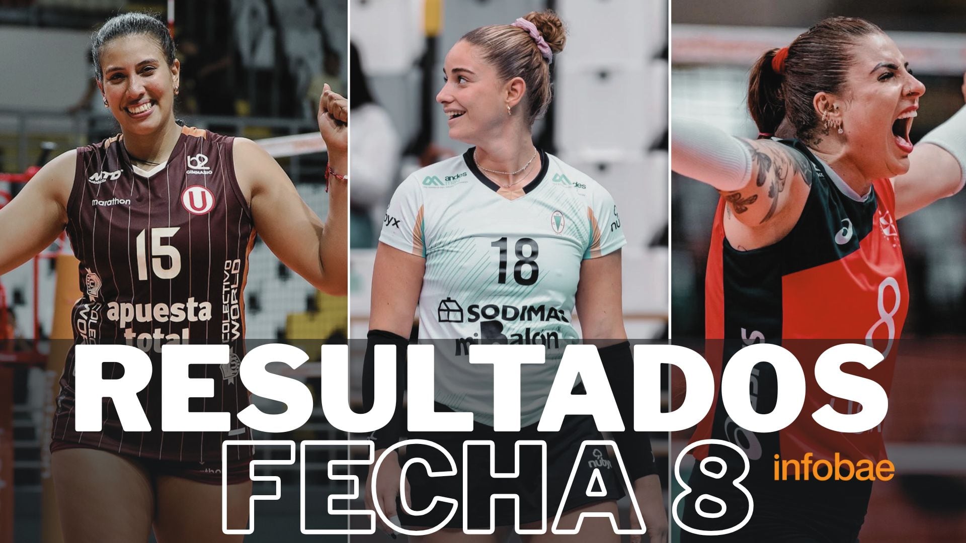 Resultados de la fecha 8 de la Liga Peruana de Vóley 2025/2026: así van los partidos