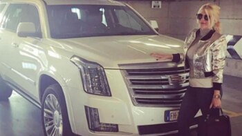 Wanda Nara junto a su