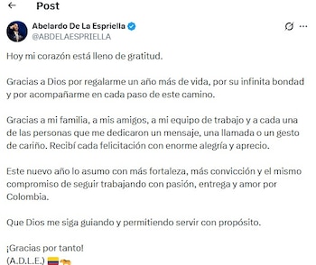 Trino de Abelardo de la Espriella por su cumpleaños numero 48 | Vía X