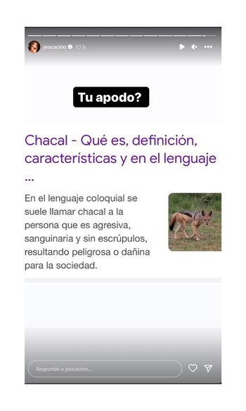 Los mensajes contundentes de Jésica